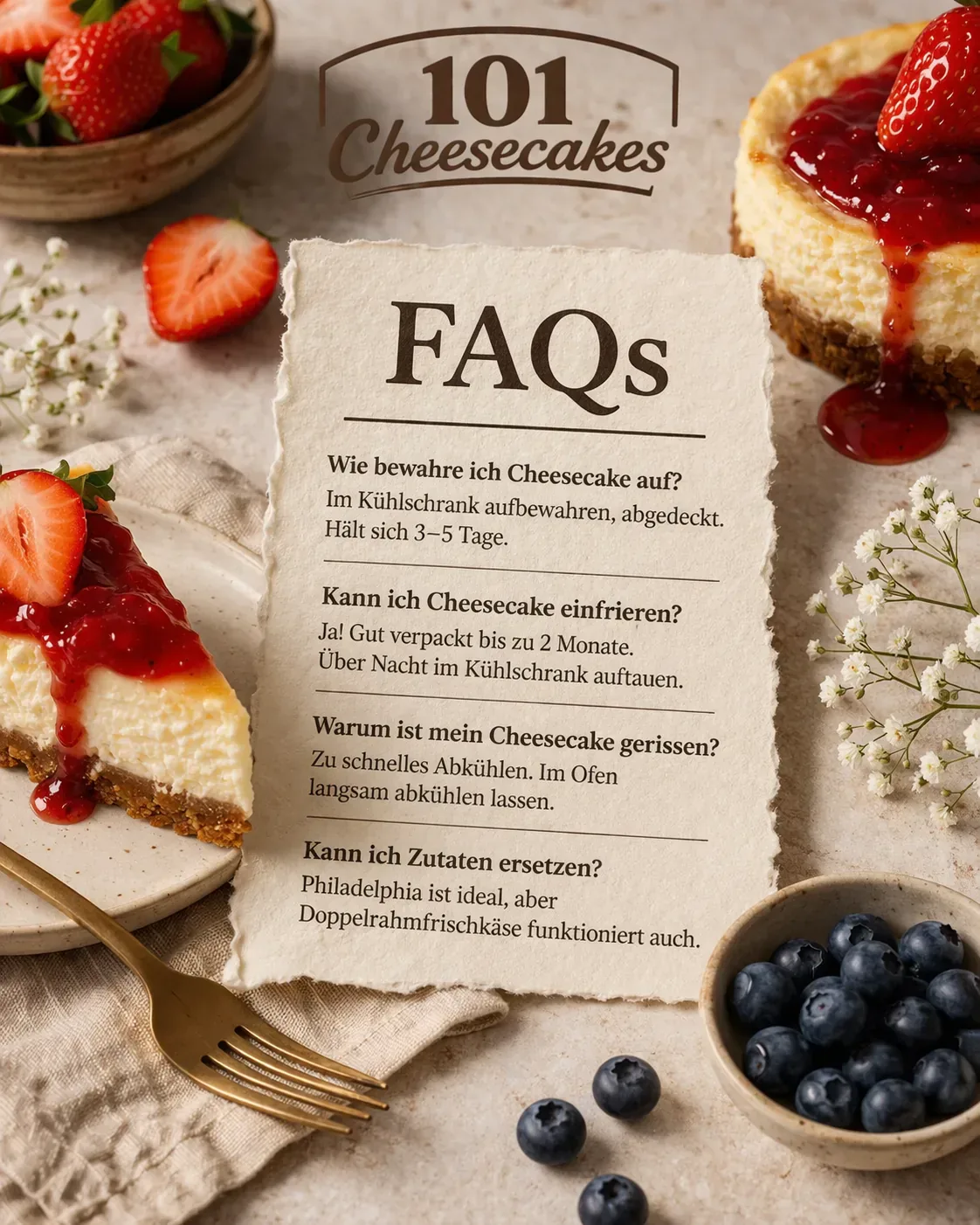 FAQ: Kann ich Cheesecake einfrieren?