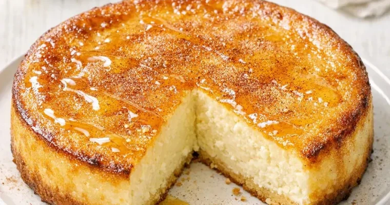 Melopita Naxou mit Honig und Ricotta