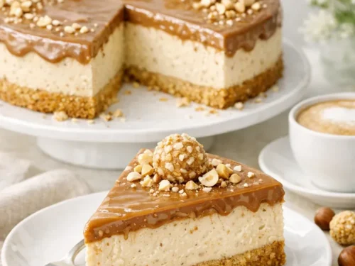 Giotto-Cheesecake mit Haselnusscreme