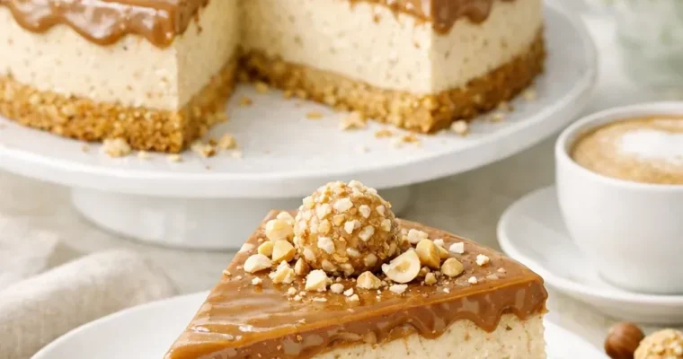 Giotto-Cheesecake mit Haselnusscreme