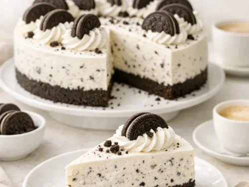 Oreo-Cheesecake ohne Backen mit cremiger Füllung