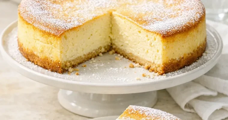 Traditioneller Sernik: Klassischer polnischer Cheesecake