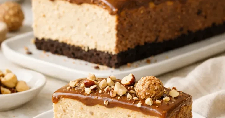 Giotto-Cheesecake ohne Backen aus der Kastenform