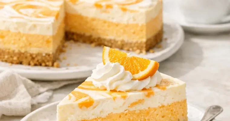 Orange Creamsicle Cheesecake Bars