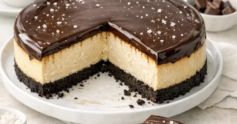 Baileys Cheesecake ohne Ei mit Oreo-Boden