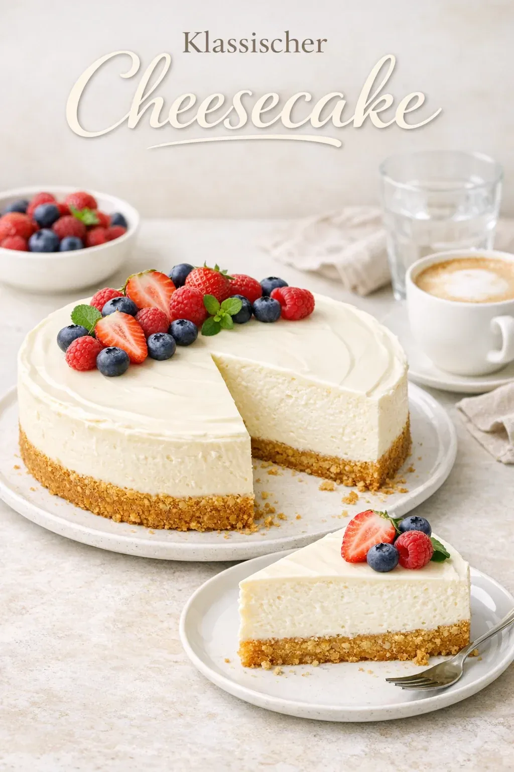 Grundrezept: Keksboden für Cheesecake aus Butterkeksen