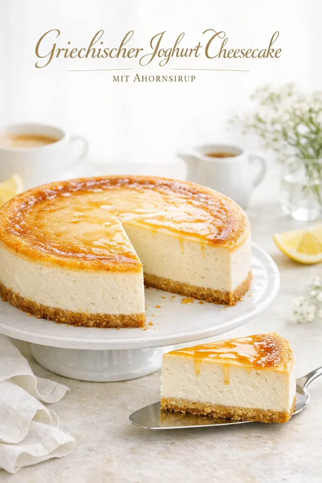 Griechischer Joghurt Cheesecake