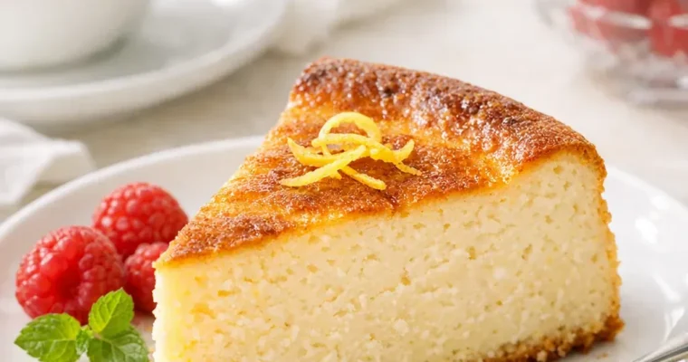 Fiadone, korsischer Käsekuchen mit Zitrone