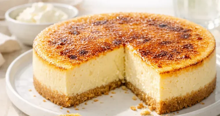 Crème brûlée Cheesecake