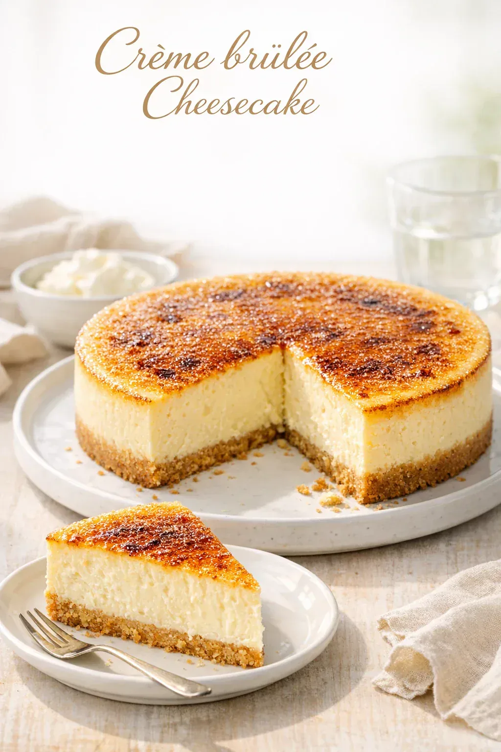 Crème brûlée Cheesecake